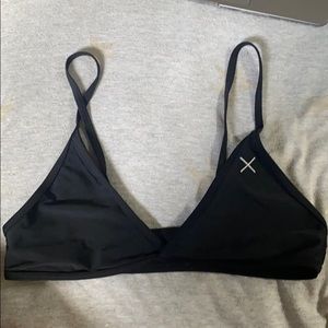 Black boutinela bikini top